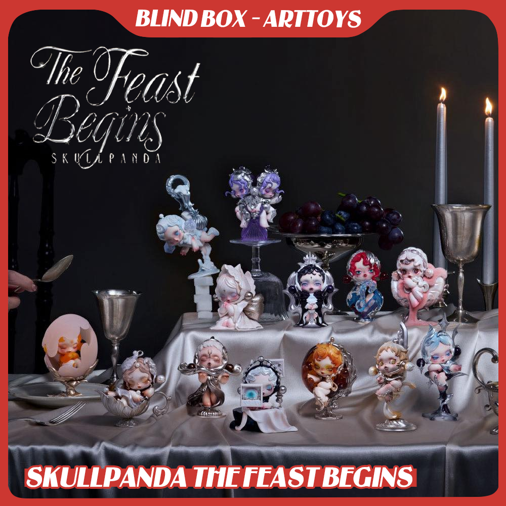 MÔ HÌNH BLIND BOX SKULLPANDA THE FEAST BEGINS - POPMART