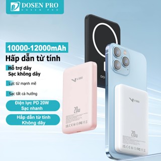 Dosen Pro Mini P3 Từ Tính Không Dây 10000mah 12000mAh 22.5W Sạc Nhanh Power Bank có nam châm thích hợp cho phone