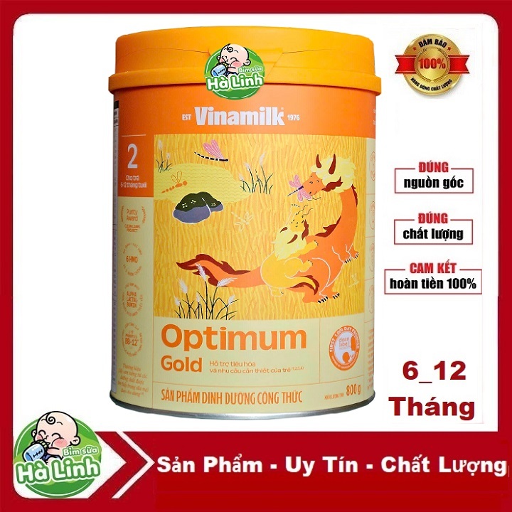 Sữa Optimum Gold Số 2 800g [Date 2028]