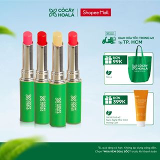   HỎA TỐC HCM  Son dưỡng hồng môi mềm mịn mọng nước giảm thâm môi 3M Cỏ Cây Hoa Lá - 1.5g 