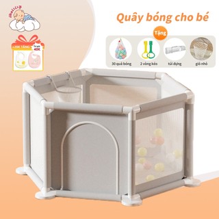 ​iiko Quây bóng cho bé - Tặng 30 Bóng + Hàng Rào Bóng Cho Bé , Chống Lật 6M-3T, Freeship COD​