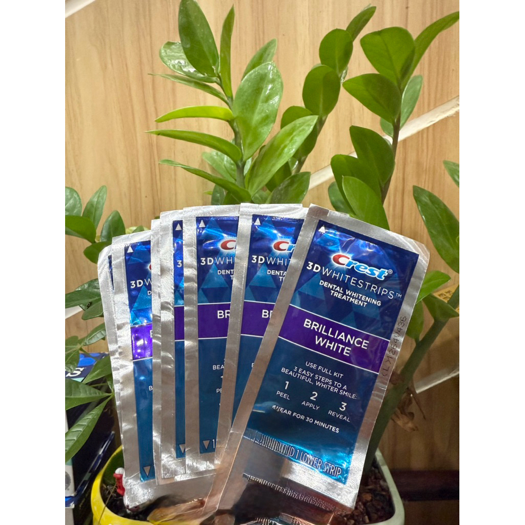 [SALE XÉ LẺ ]Miếng dán trắng răng Crest 3D Whitestrips Brilliance White