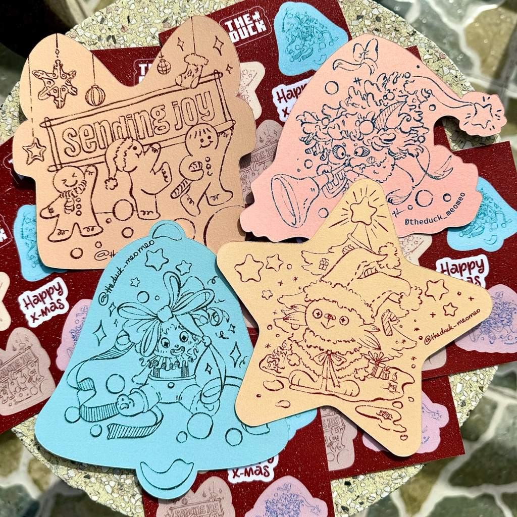 Thiệp noel artwork by theduck