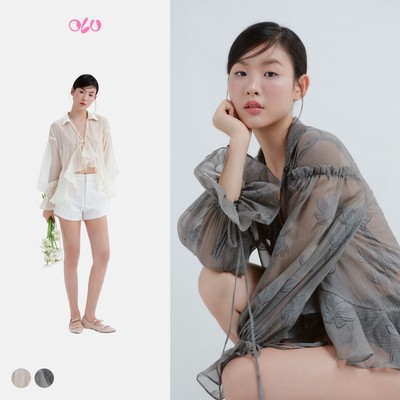 Áo OLV kiểu babydoll tay bồng xòe kiểu tiểu thư Cynara Maxi Top nhiều màu