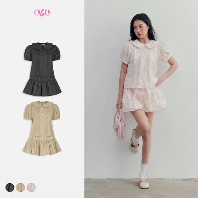 Set OLV áo và chân váy kiểu đi chơi Londyn Set nhiều màu