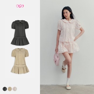  Set áo và chân váy kiểu đi chơi Londyn Set nhiều màu OLV 