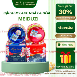 Bộ Kem Nhật Meiduzi Ngày & Đêm Dưỡng Trắng Mờ Nám Hàng Hàng Chuẩn Chính Hãng Có Tem Vuông Điện Tử