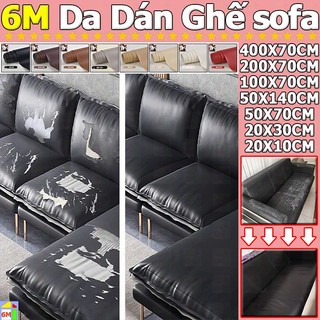【Mua 1 tặng 1】6M Sofa da dán ghế Miếng dán vải da PU cỡ lớn kích thước chữa ghế sofa đồ da tự dính