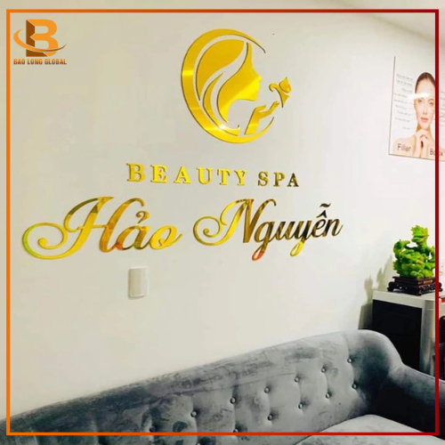 CHỮ TRANG TRÍ DÁN TƯỜNG INOX  | Chữ Inox Vàng/Bạc Gương Cắt Sắc Nét, Nhận Làm Theo Font