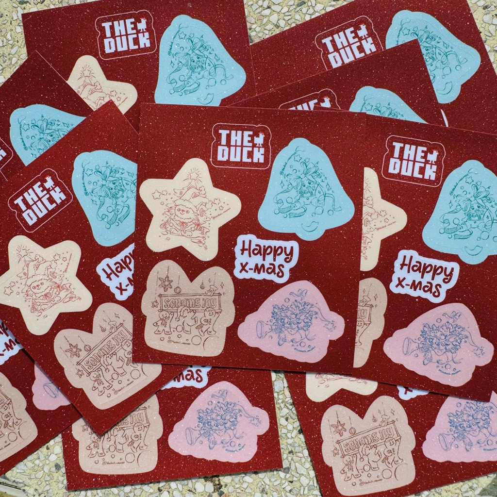 Sticker noel artwork by theduck