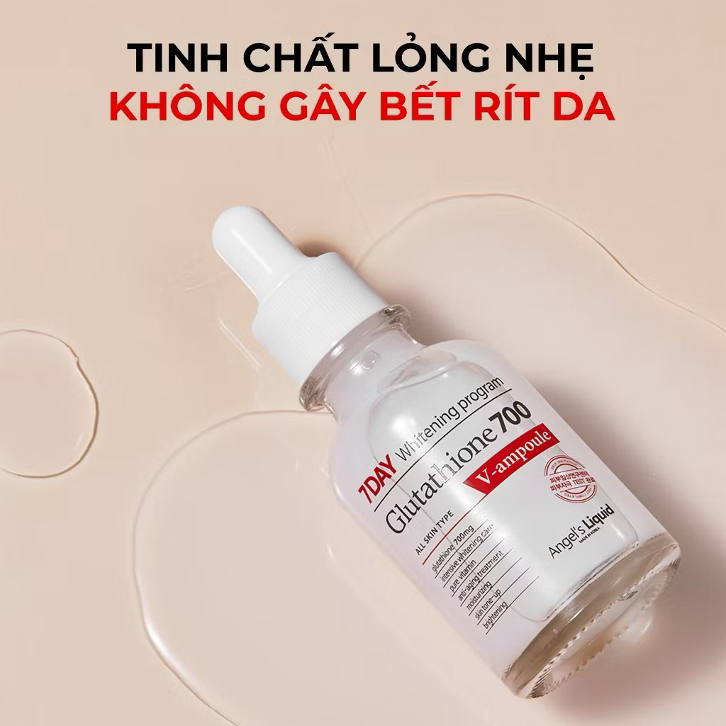 Serum Dưỡng Trắng 7Day whitening program glutathione 700 V-ample