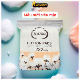  Bông tẩy trang bông tẩy trang 222 miếng NATURAL COTTON PAD 