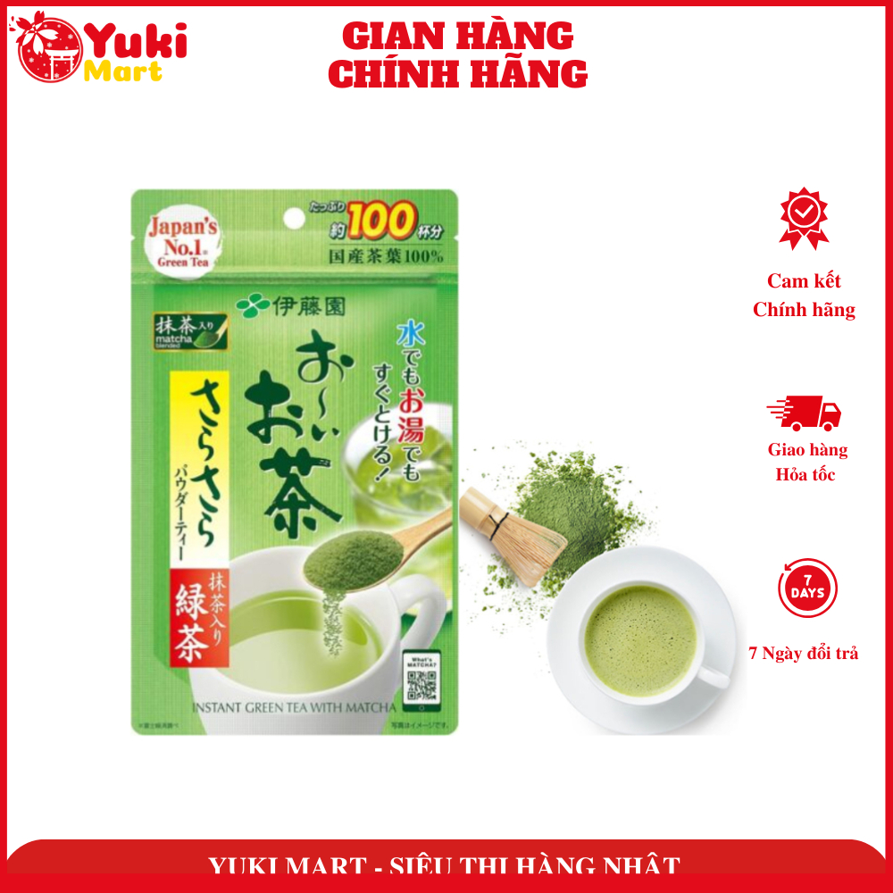 Bột trà xanh Matcha nguyên chất Itoen Nhật Bản