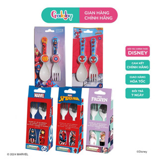  Set Muỗng Thìa Nĩa Ăn Dặm Cho Bé Inox Disney Hình Người Nhện Spiderman  Avenger Frozen Dễ Thương 