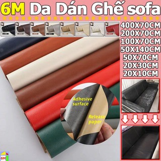 【Mua 1 tặng 1】6M Sofa da dán ghế Miếng dán vải da PU cỡ lớn kích thước chữa ghế sofa đồ da tự dính
