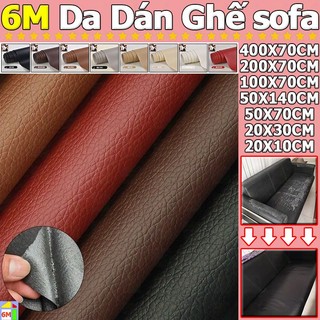 【Mua 1 tặng 1】6M Sofa da dán ghế Miếng dán vải da PU cỡ lớn kích thước chữa ghế sofa đồ da tự dính