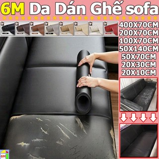 【Mua 1 tặng 1】6M Sofa da dán ghế Miếng dán vải da PU cỡ lớn kích thước chữa ghế sofa đồ da tự dính