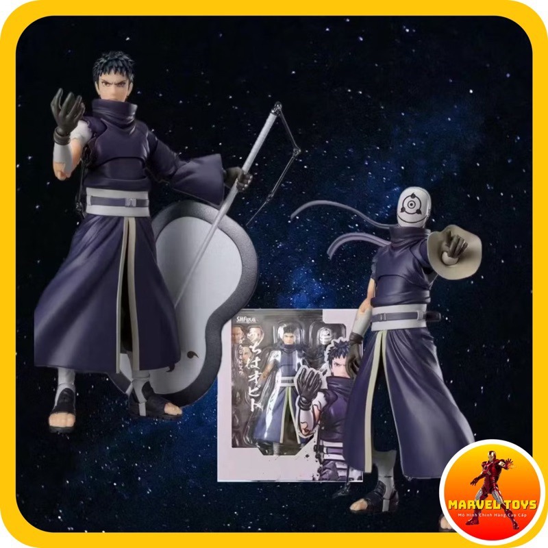 Mô Hình Bootleg Obito Uchiha SHF Naruto 1:12 Có Khớp (BL)