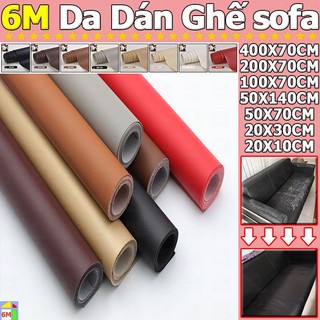 【Mua 1 tặng 1】6M Sofa da dán ghế Miếng dán vải da PU cỡ lớn kích thước chữa ghế sofa đồ da tự dính