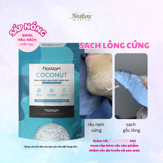 Sáp wax lông wax bean cao cấp SIÊU BÁM LÔNG, wax dẻo, thơm ( trong suốt và coconut) đi sạch cả râu nam ngắn, cứng