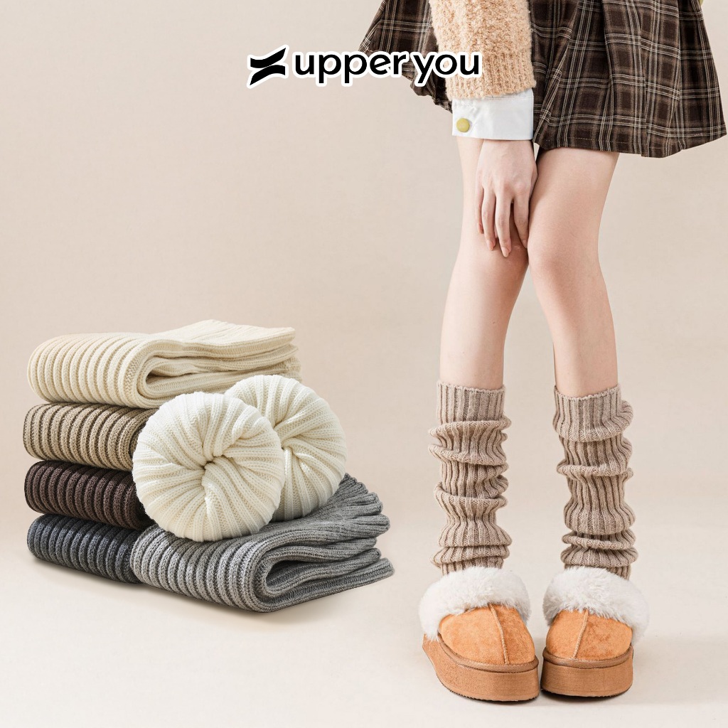 Tất Ống Chân Loại Dày UPPER YOU Có Chun Chống Tuột Phối Đồ Thời Trang Phong Cách Hàn Quốc - BSF5003
