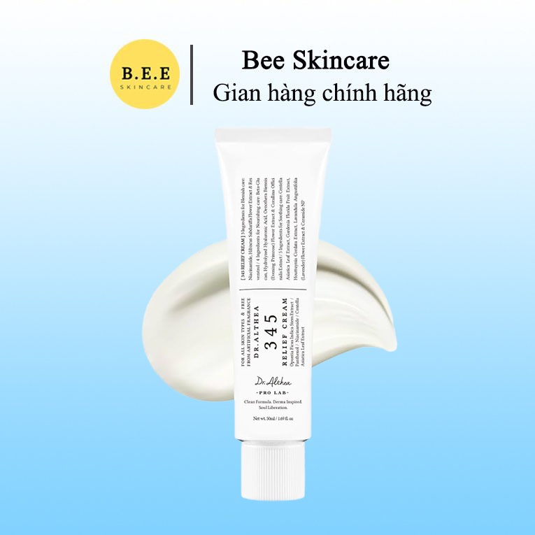 Kem Dưỡng Dr.Althea 345 Relief Cream Cấp Ẩm, Phục Hồi Và Làm Dịu Da Bee Skincare