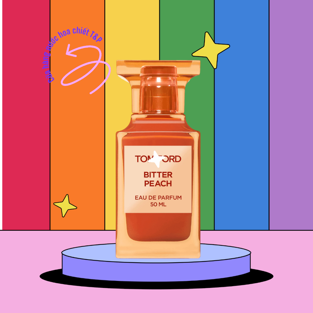 Nước Hoa T.F Bitter Peach – ngọt gợi cảm, unisex dễ dùng EDP 5ML-10M