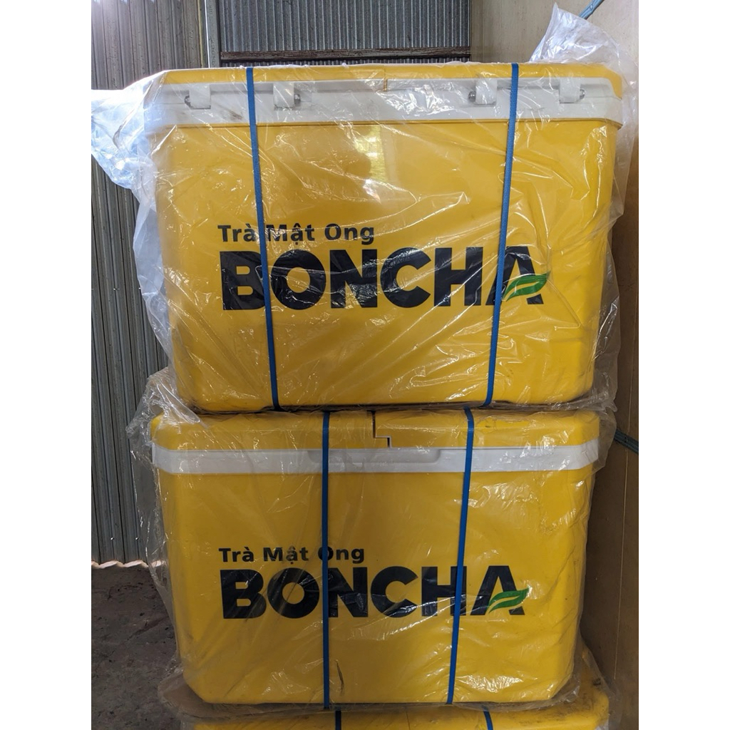 THÙNG ĐÁ 2 nắp 130l hàng khuyến mãi Boncha, C2