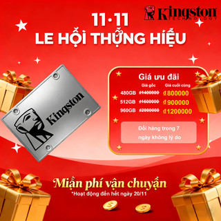 Ổ Cứng SSD KINGSTON 480GB/512GB/960GB A400 Hàng Mới Bảo Hành 5 năm Lỗi 1 Đổi 1