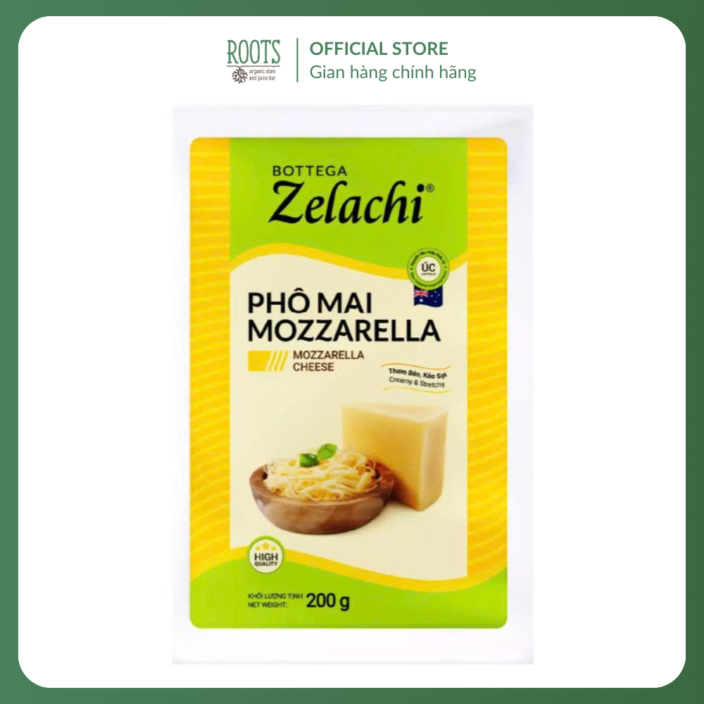 (Ship hỏa tốc) BOTTEGA ZELACHI - Phô Mai Mozzarella, Mozzarella Cheese (200g)