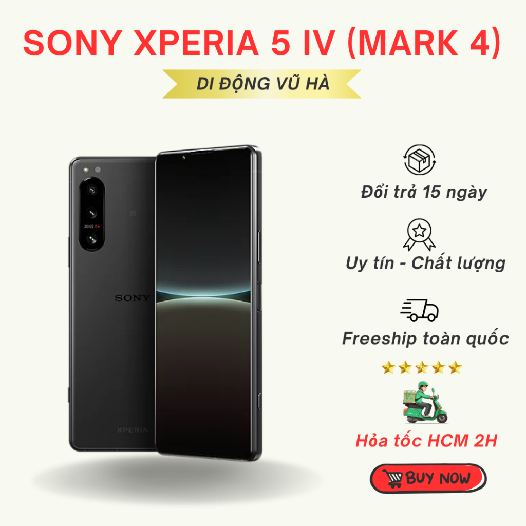 Điện thoại Sony Xperia 5 IV (X5 Mark 4) Ram 8/128 màn OLED 120 Hz