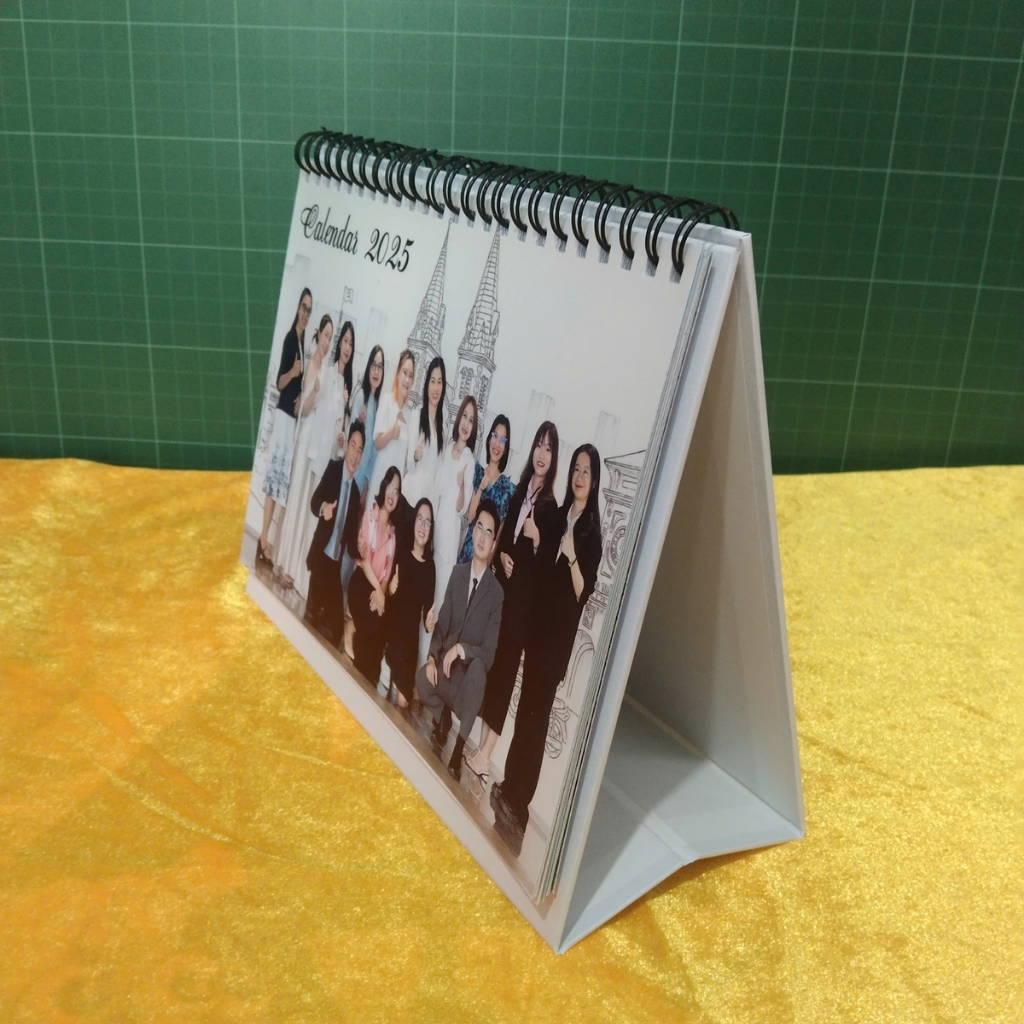 Lịch để bàn in theo yêu cầu  2026 (Kích thước A5-2 loại lịch 7 tờ và lịch 12 tờ)