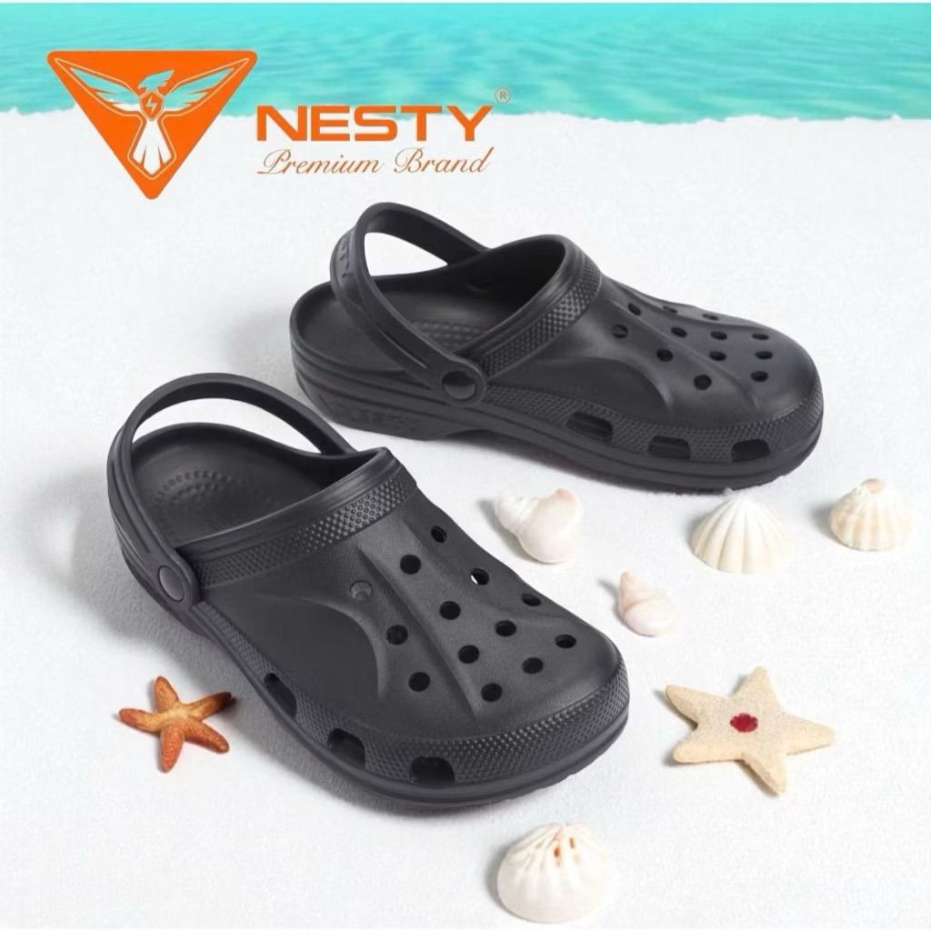 [NESTY NE50] - Dép Sục Nguyên Khối Nesty NE50 (Tặng 10 Charm Gắn Dép) Đế Cao 2–2,5cm Siêu Nhẹ, Êm Ái, Full Size Gia Đình | BigBuy360 - bigbuy360.vn
