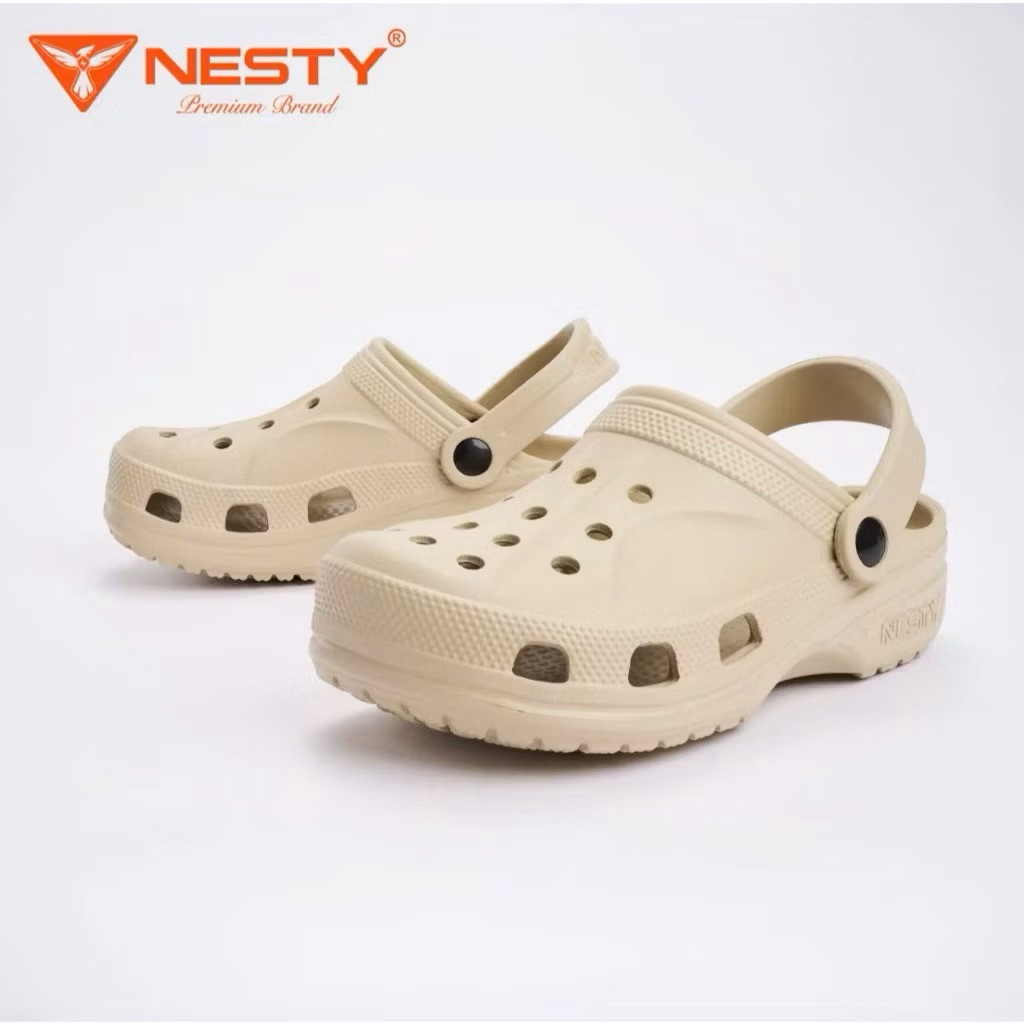 [NESTY NE50] - Dép Sục Nguyên Khối Nesty NE50 (Tặng 10 Charm Gắn Dép) Đế Cao 2–2,5cm Siêu Nhẹ, Êm Ái, Full Size Gia Đình | BigBuy360 - bigbuy360.vn