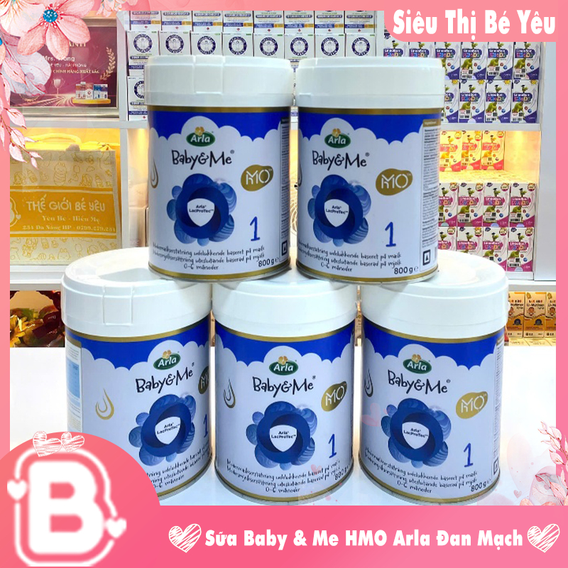 Sữa Baby & Me HMO Arla Đan Mạch 800g – Tăng đề kháng, hỗ trợ tiêu hoá cho trẻ nhỏ