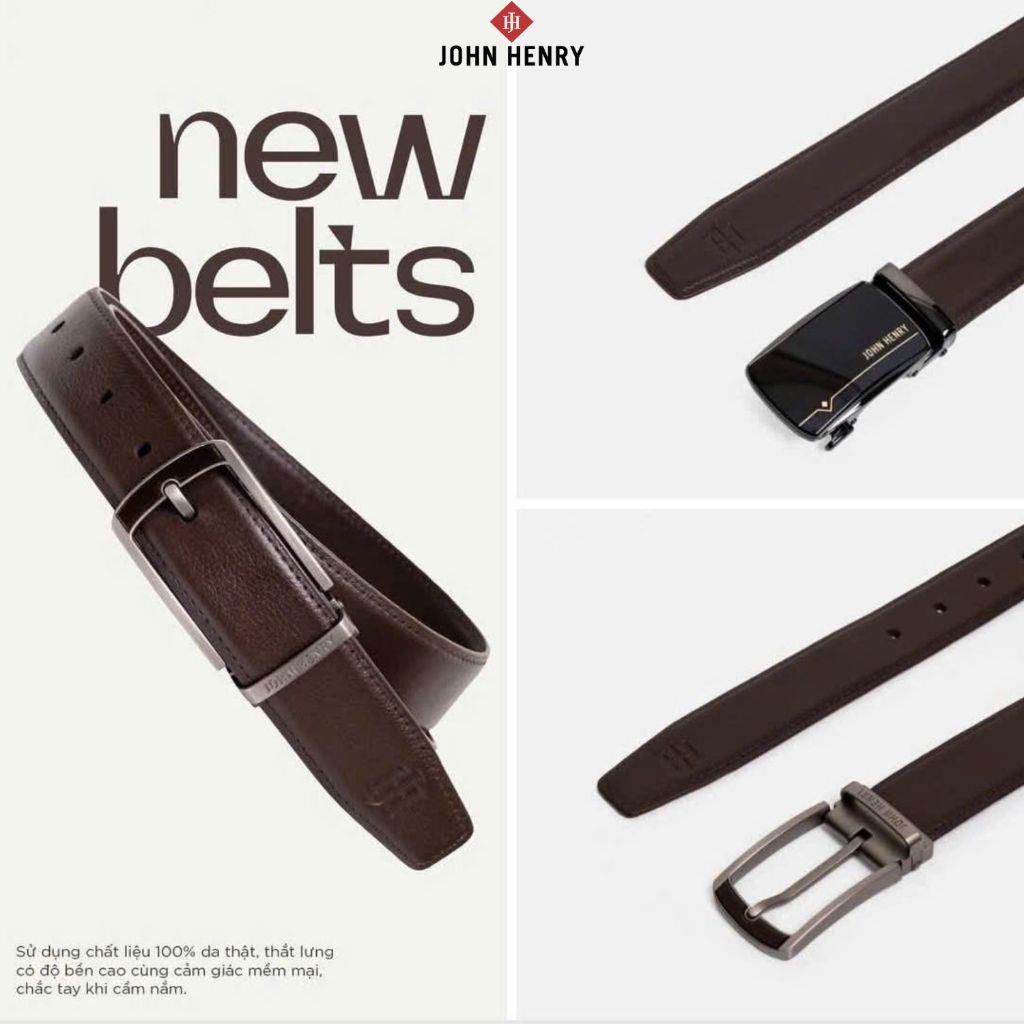 JOHN HENRY - Thắt Lưng Nam Phong Cách Lịch Lãm