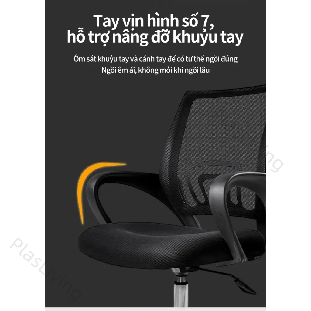Ghế Xoay Văn Phòng Ghế Lưới Ergonomic Chống Mỏi Lưng  Chân Thép Thích hợp cho văn phòng và gia đình | BigBuy360 - bigbuy360.vn