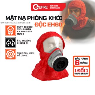  Mặt Nạ Phòng Độc EFIRE EH60 Lọc Khói CO 60 Phút – Đồ Bảo Hộ Thoát Hiểm An Toàn Trong Đám Cháy 