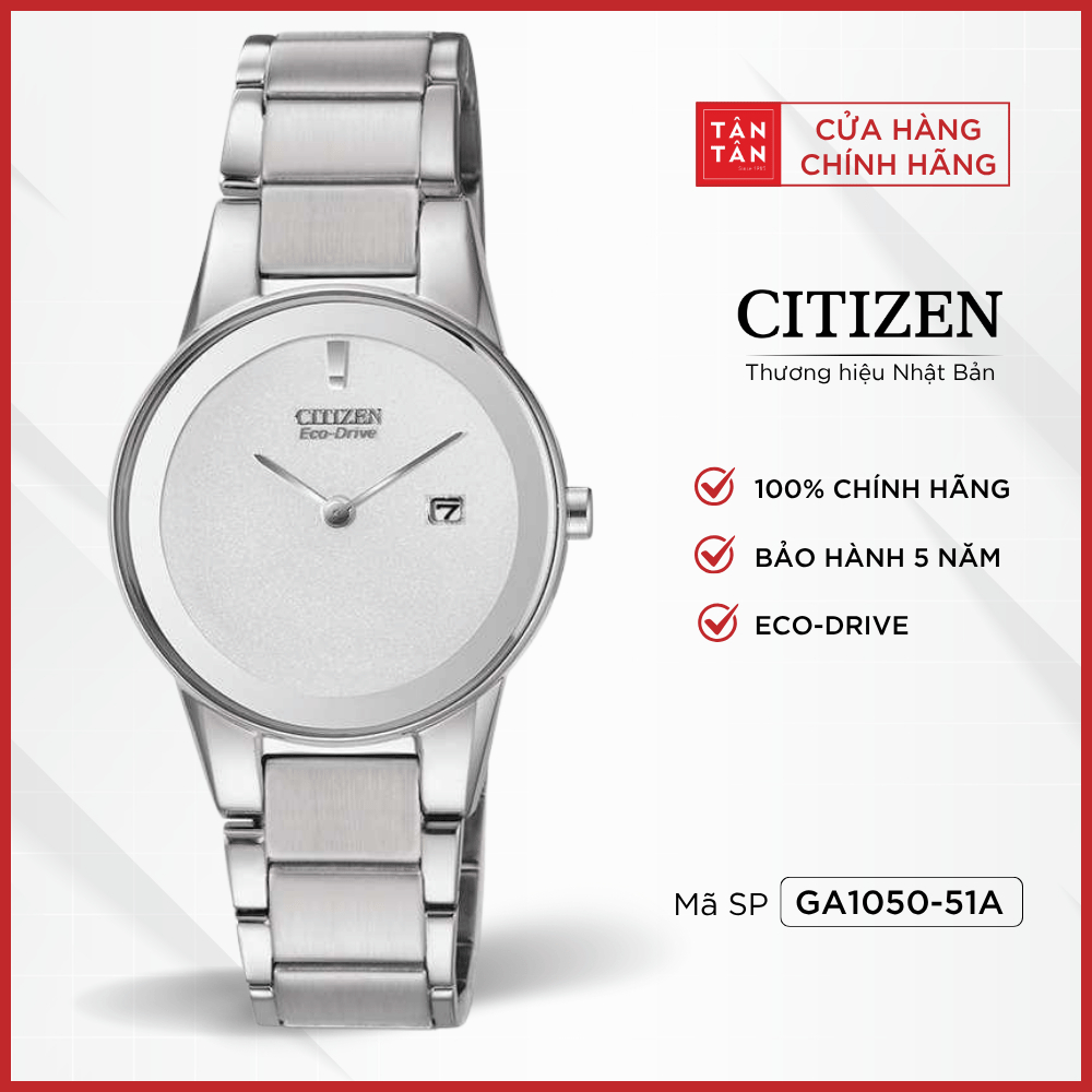 Đồng Hồ Nữ Citizen Axiom GA1050-51A Eco-Drive 30mm - Đồng Hồ Tân Tân