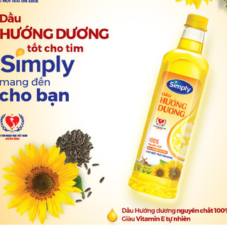 Dầu Hướng Dương Simply (1L / Chai)