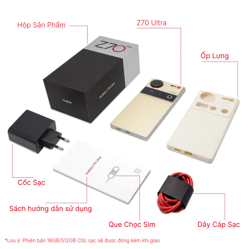 Điện Nubia Z70 Ultra I Chip Snapdragon 8 Elite I Màn AMOLED 144Hz I Camera cảm biến Sony I IP69 I Pin 6150mAh sạc 80W | BigBuy360 - bigbuy360.vn