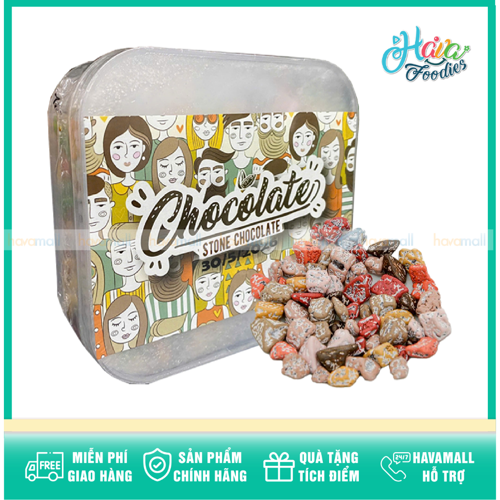 [HÀNG CHÍNH HÃNG] Kẹo Socola Hình Viên Đá Hiệu Choco Rock