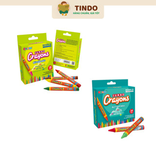  Văn Phòng Phẩm DUKA - Bút Sáp Màu - Jumbo Crayons - Tùy Chọn Cho Bé 