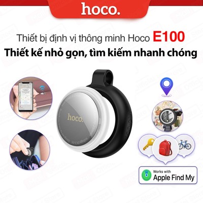 Thiết bị định vị thông minh Hoco E100, thiết kế nhỏ gọn,tìm kiếm định vị nhanh chóng,dùng cho 11/12/13/14/15/16/17