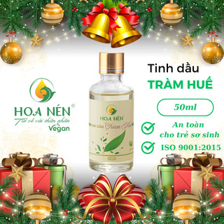  Tinh dầu Tràm Huế nguyên chất 50ml - Hoa Nén - Chuẩn VietGAP - Chăm sóc mẹ và bé 