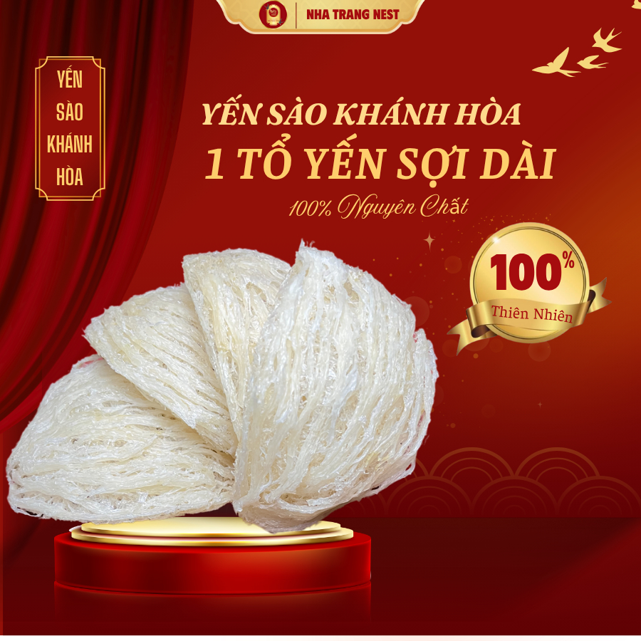 Hộp 1 Tổ Yến Sợi Dài Tinh Chế Tách Set Dùng Thử - NHA TRANG NEST