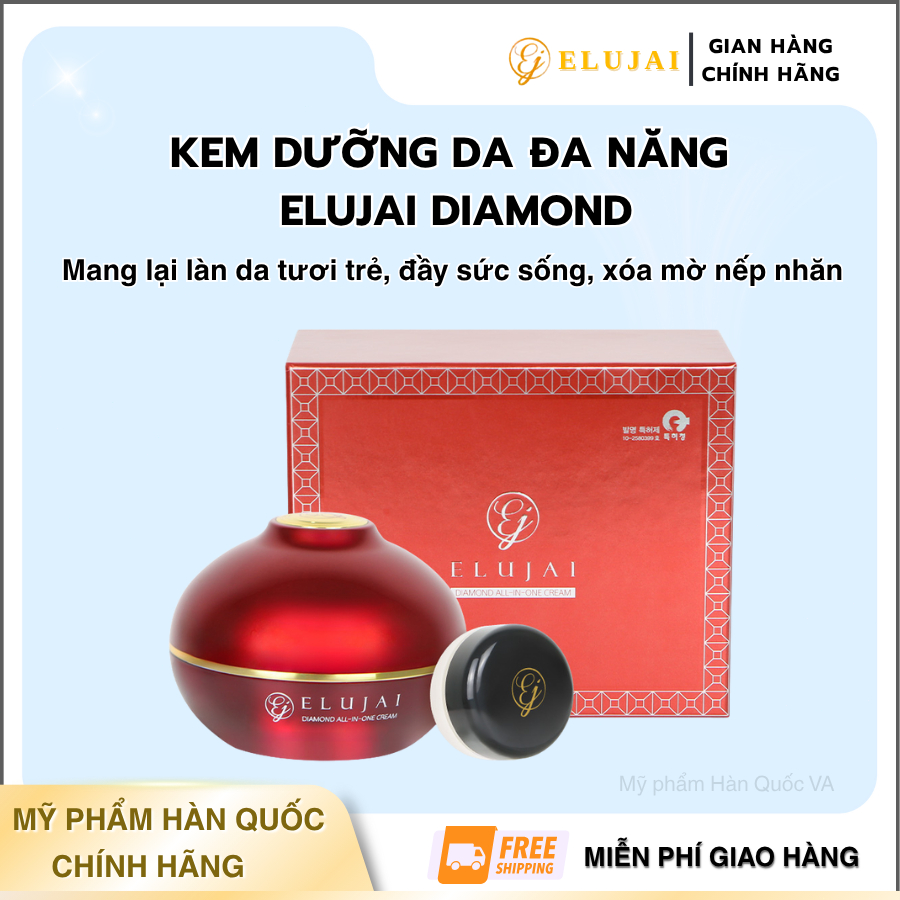 KEM DƯỠNG DA ĐA NĂNG ELUJAI DIAMOND GIÚP LÀN DA TRẮNG SÁNG RẠNG RỠ