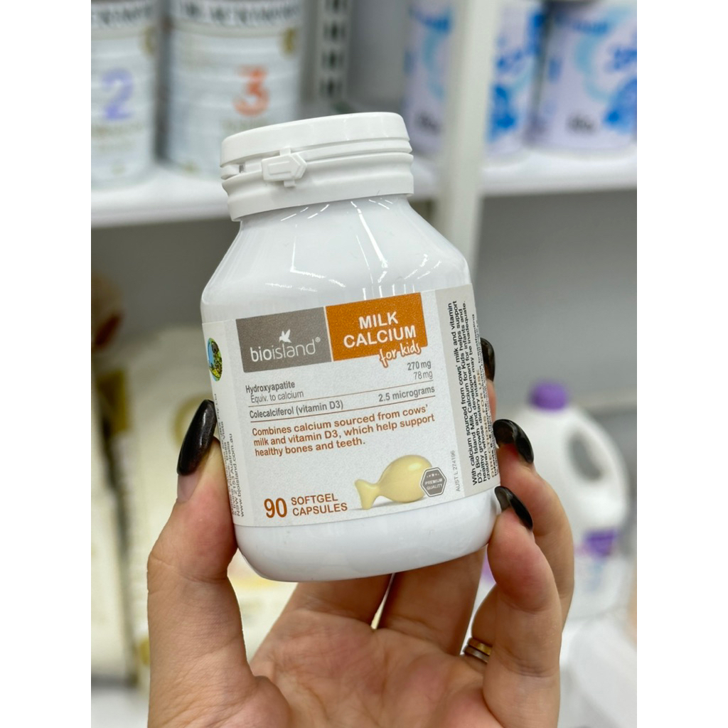 Biosland canxi hữu cơ 90 viên hỗ trợ hấp thụ cho trẻ