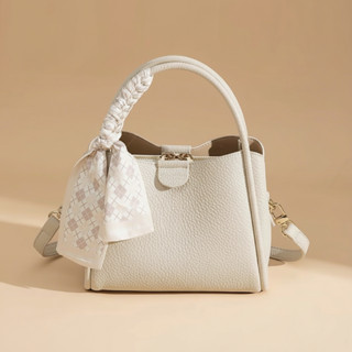 Túi xách nữ cho mẹ trung niên,túi xách tặng mẹ đeo chéo,đeo vai có khăn lụa đẹp sang trọng