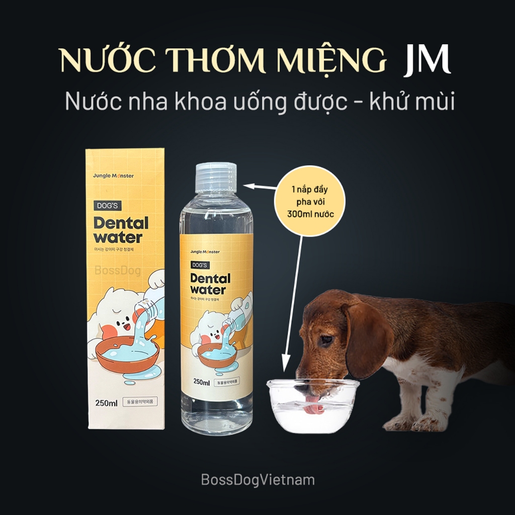 Nước nha khoa thơm miệng cún cưng Jungle Monster | BossDog
